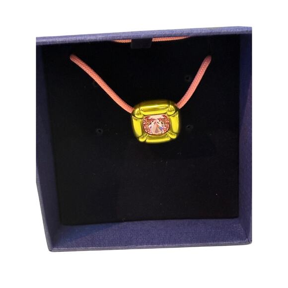 Swarovski 5601585 Women's Dulcis Green and Pink Crystal Necklace*New in box - Picture 3 of 3